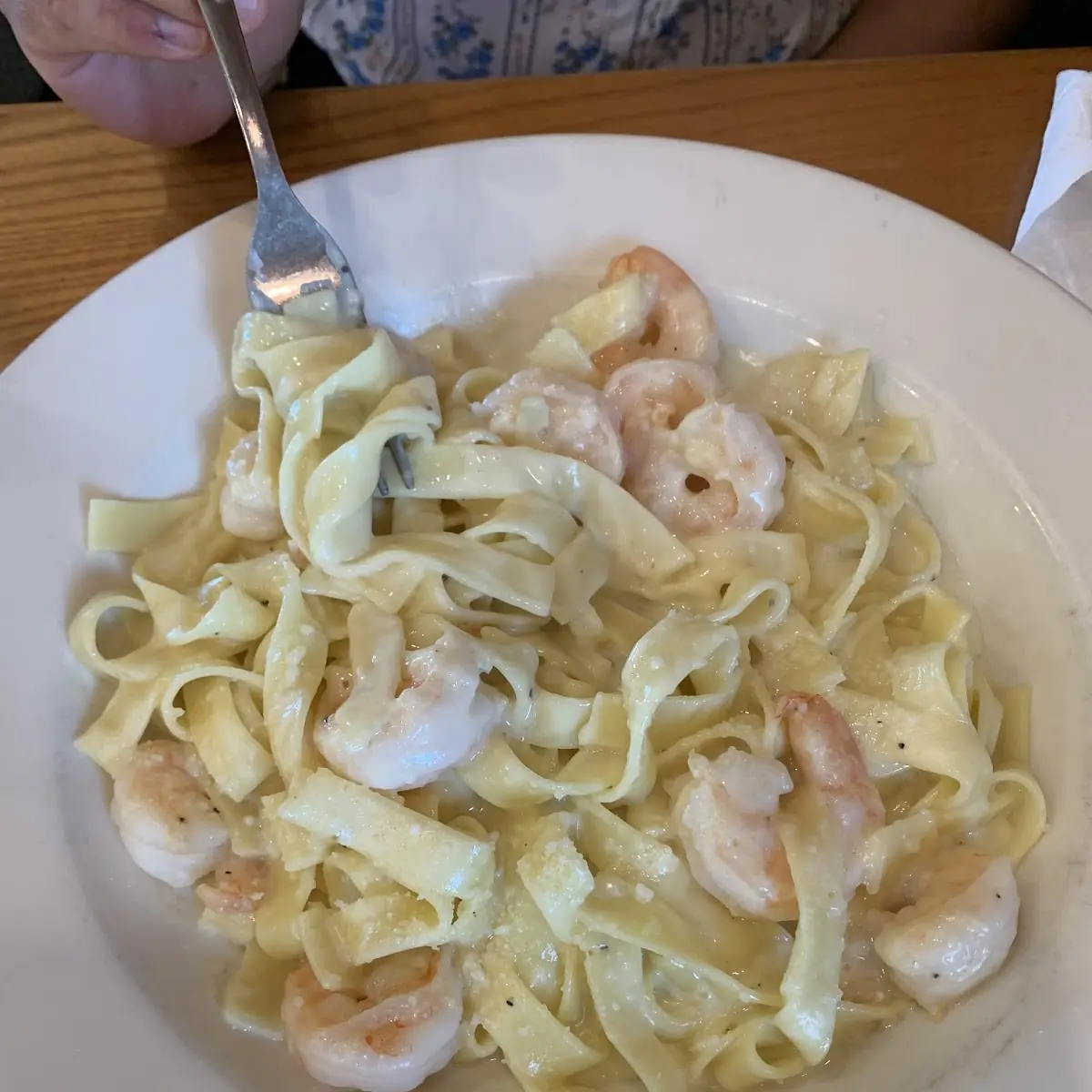 Shrimp Alfredo