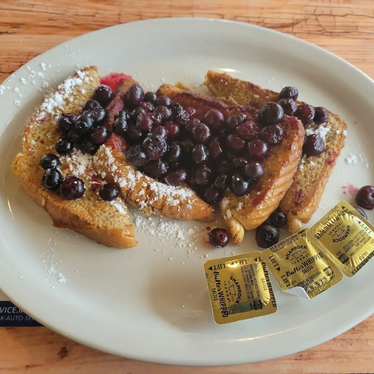 French Toast w Blueberries