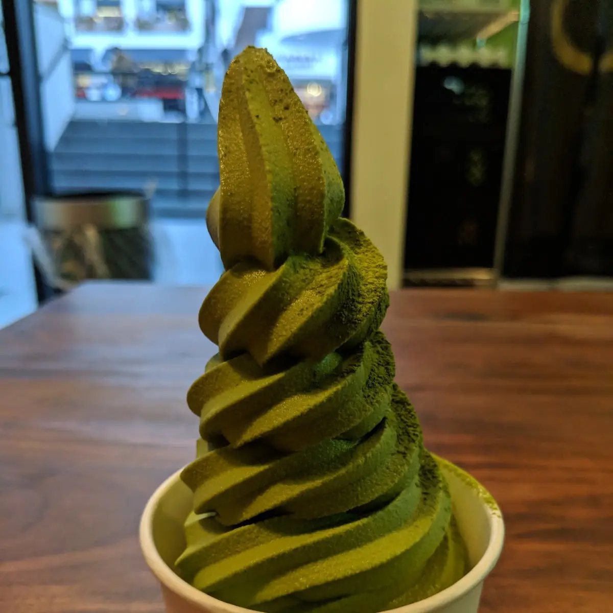 Organic Japanese Matcha Soft Serve