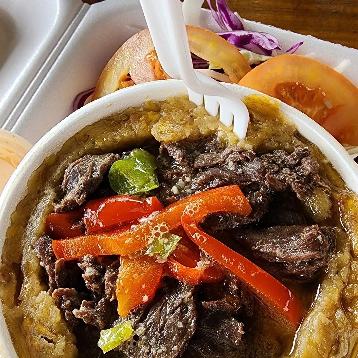 Mofongo Relleno De Churrasco
