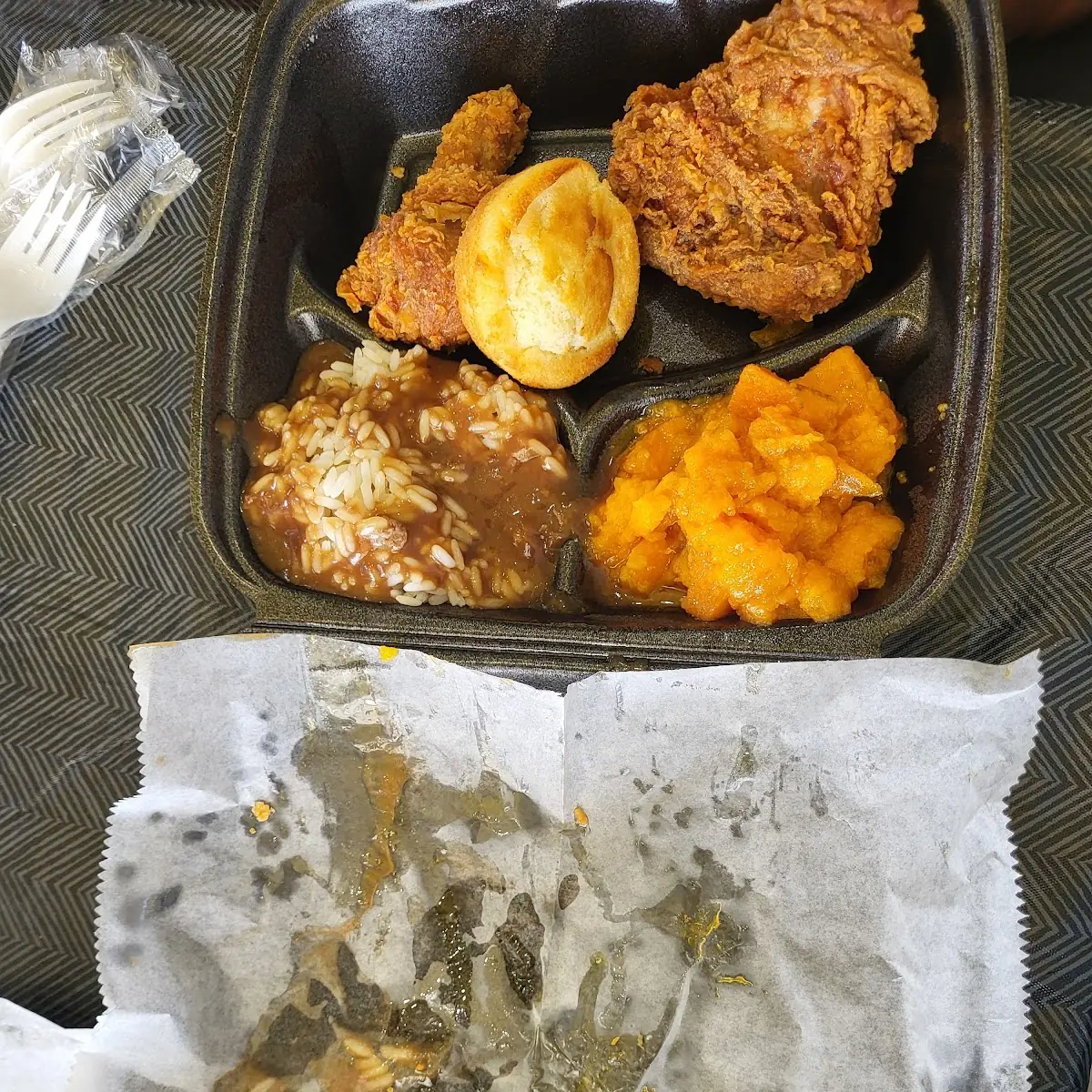 Chicken Dinner Cabbage & Sweet Potatoes