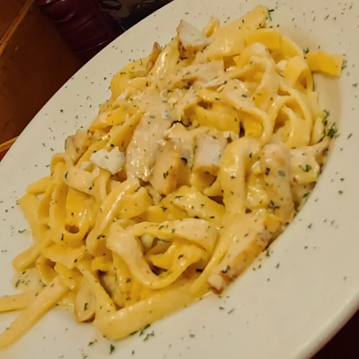 Fettuccine Alfredo with Chicken