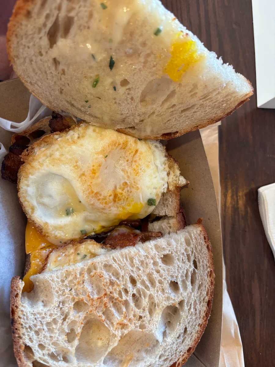 The Original -Egg Bacon Cheese on Sourdough