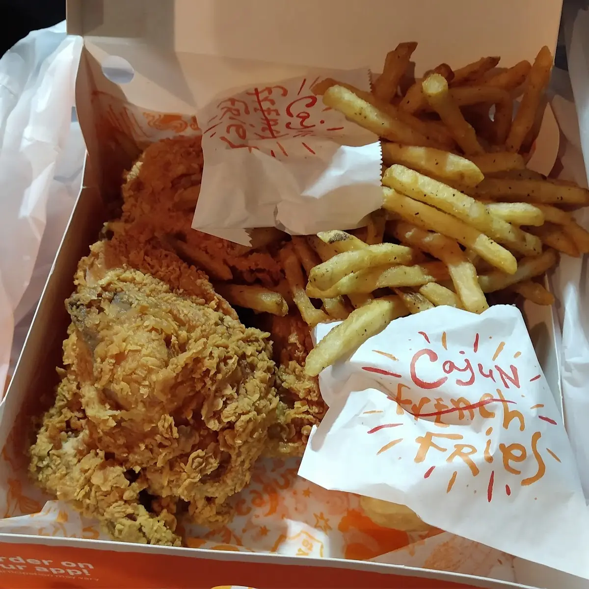 Chicken Meal with Double Fries