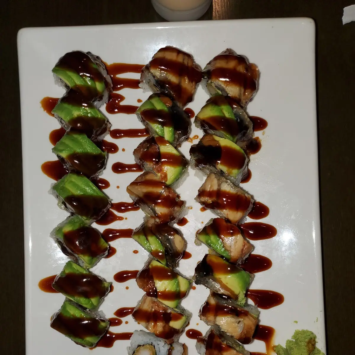 Black and Green Dragon Roll