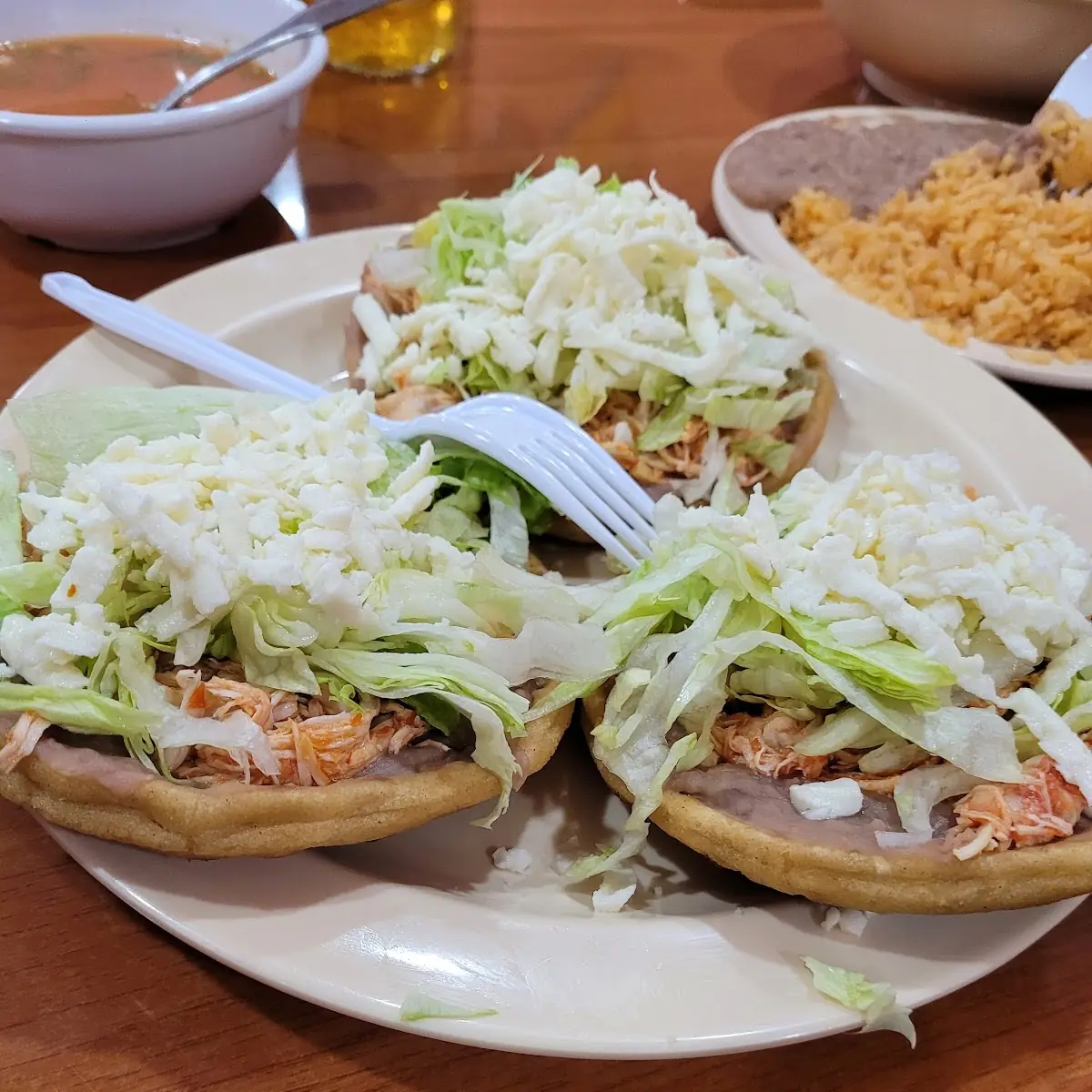 Chicken Sopes