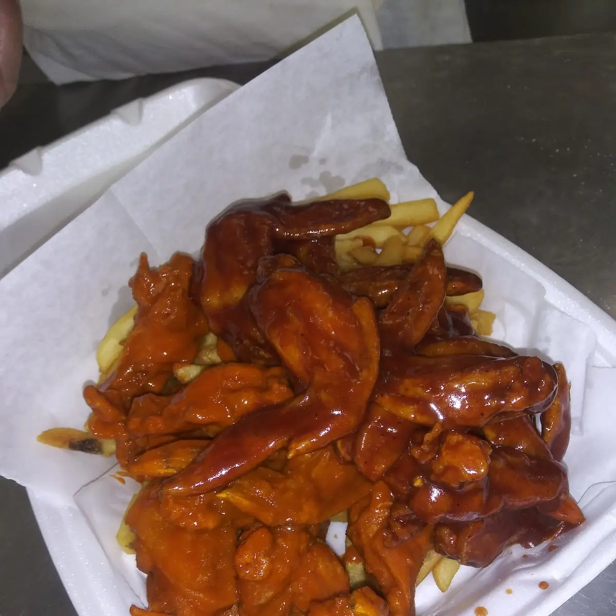 Buffalo Wings and Fries