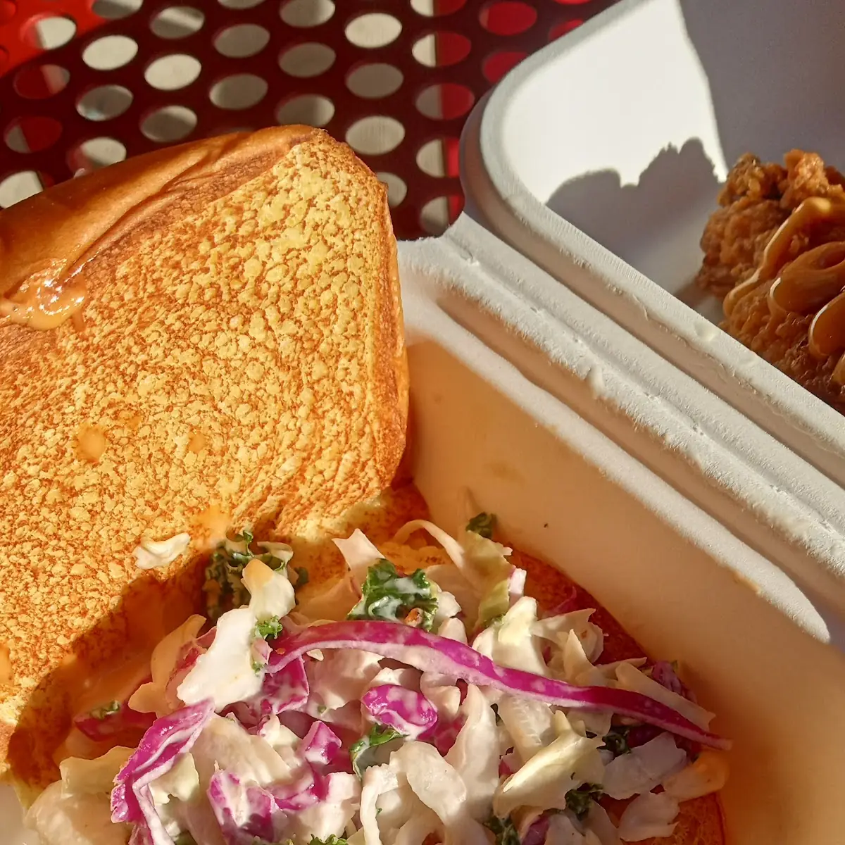 Chicken Tender with Kale Slaw