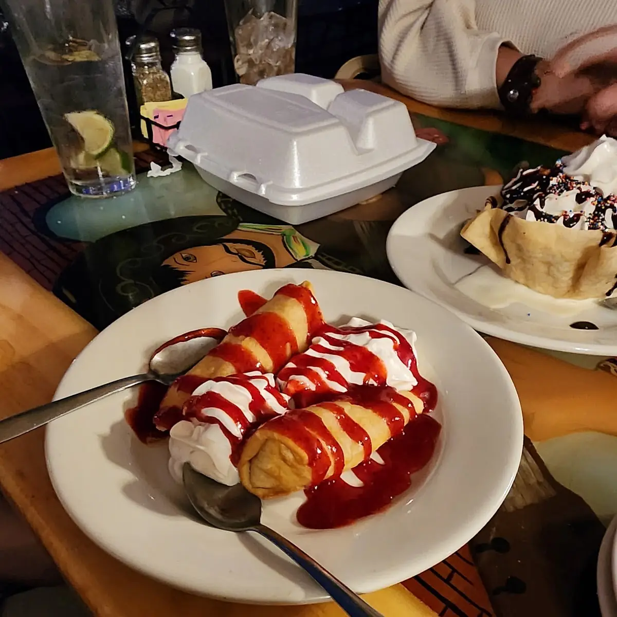 Strawberry Cheesecake Chimichanga