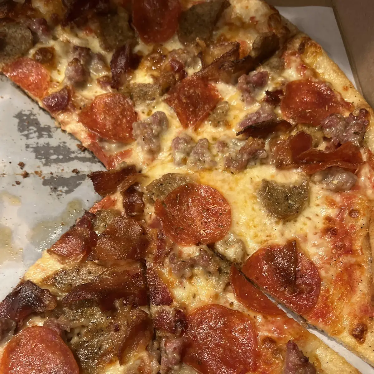 Sausage and Pepperoni Pizza