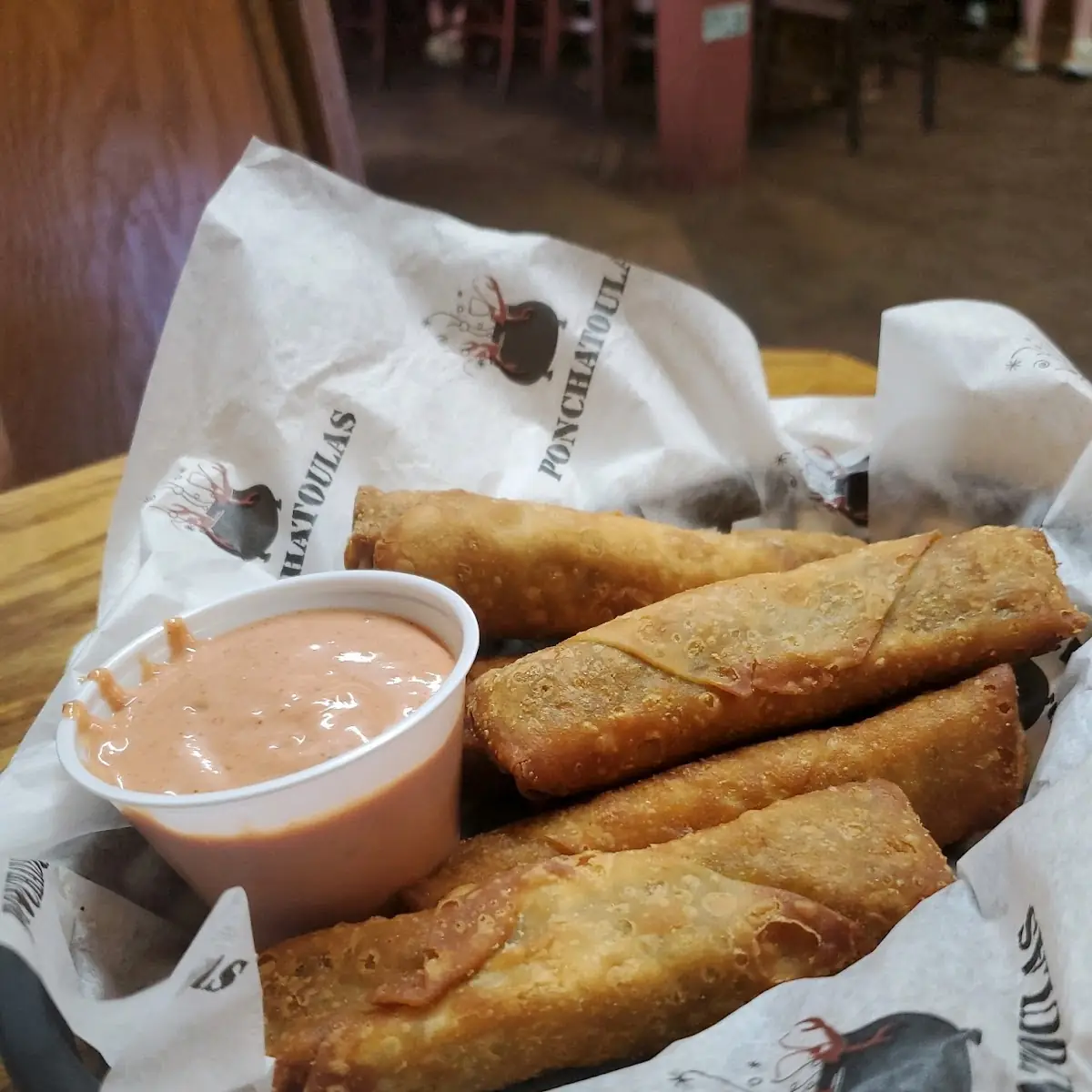 Boudin Egg Rolls