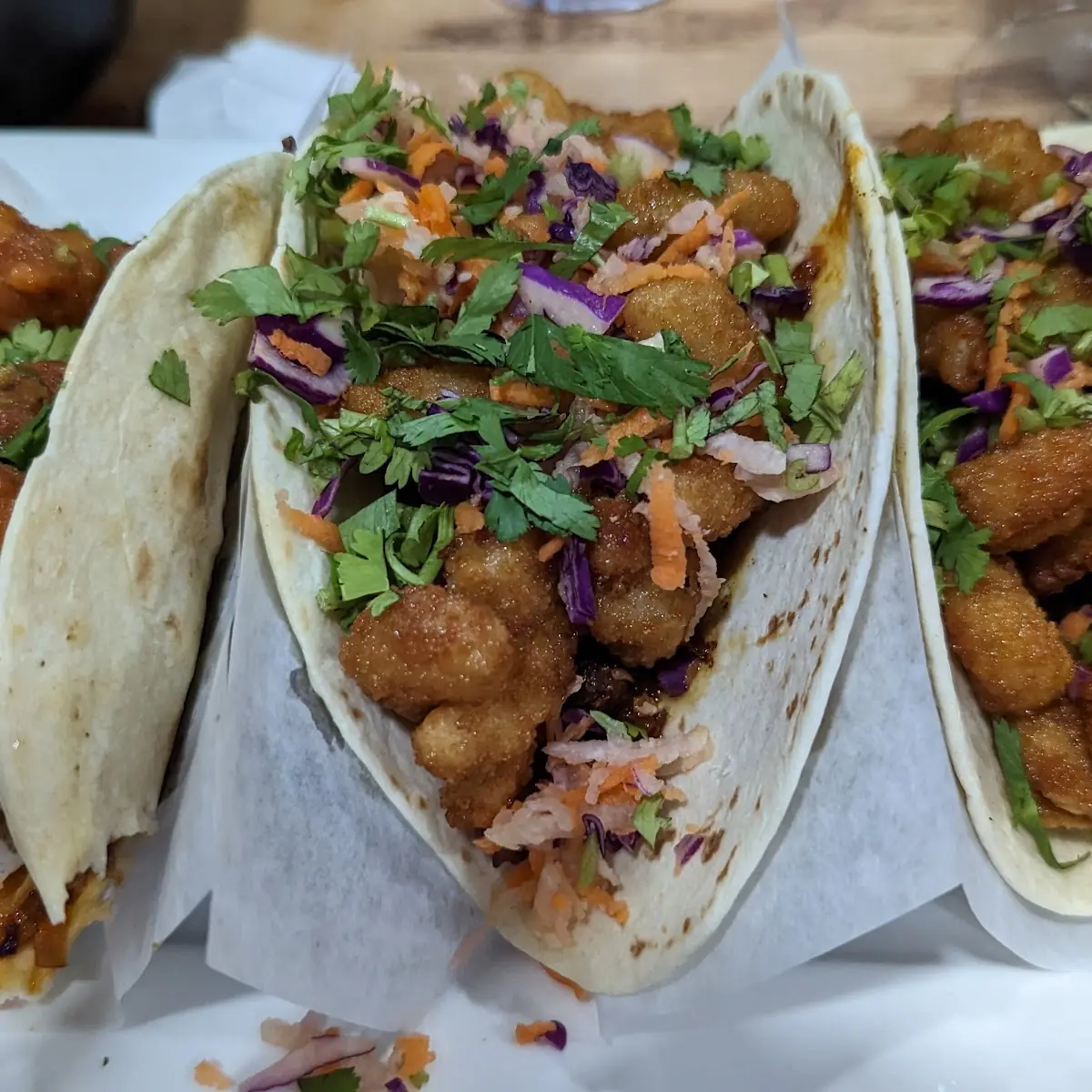 Bang Bang Shrimp Tacos