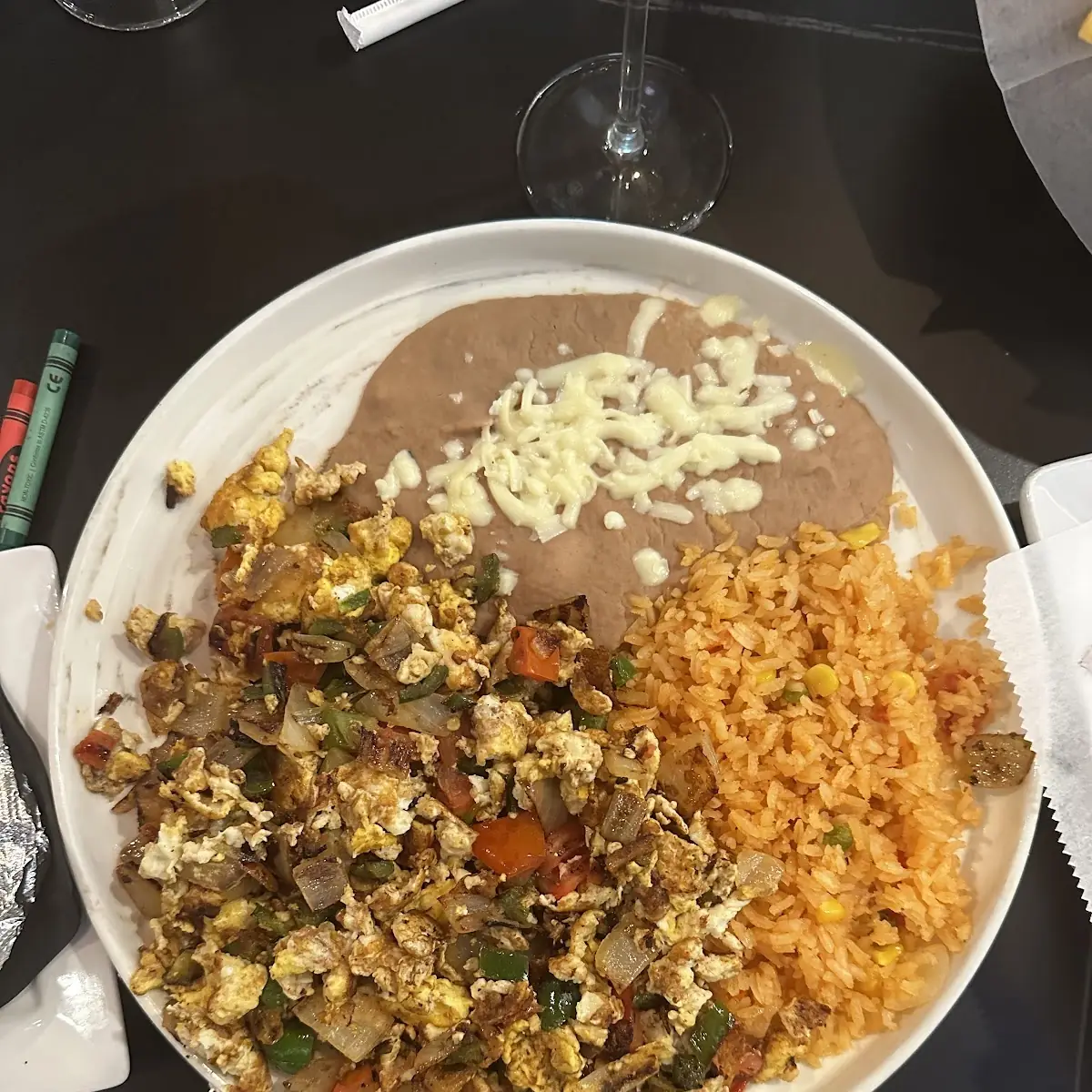 Soft Taco Rice and Beans