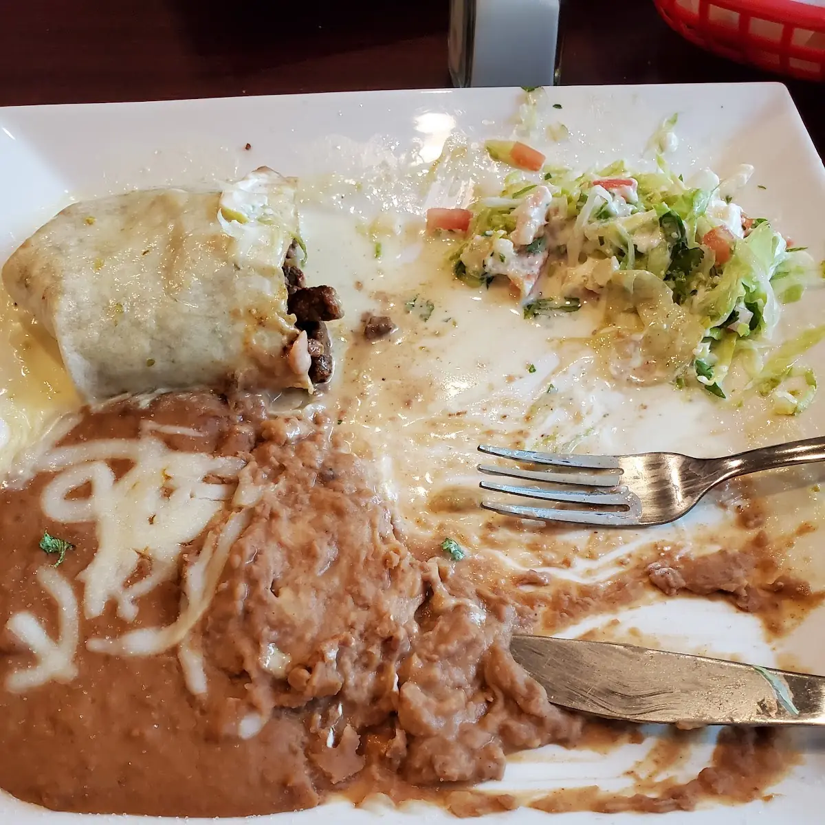 Wet Burrito with Cheese