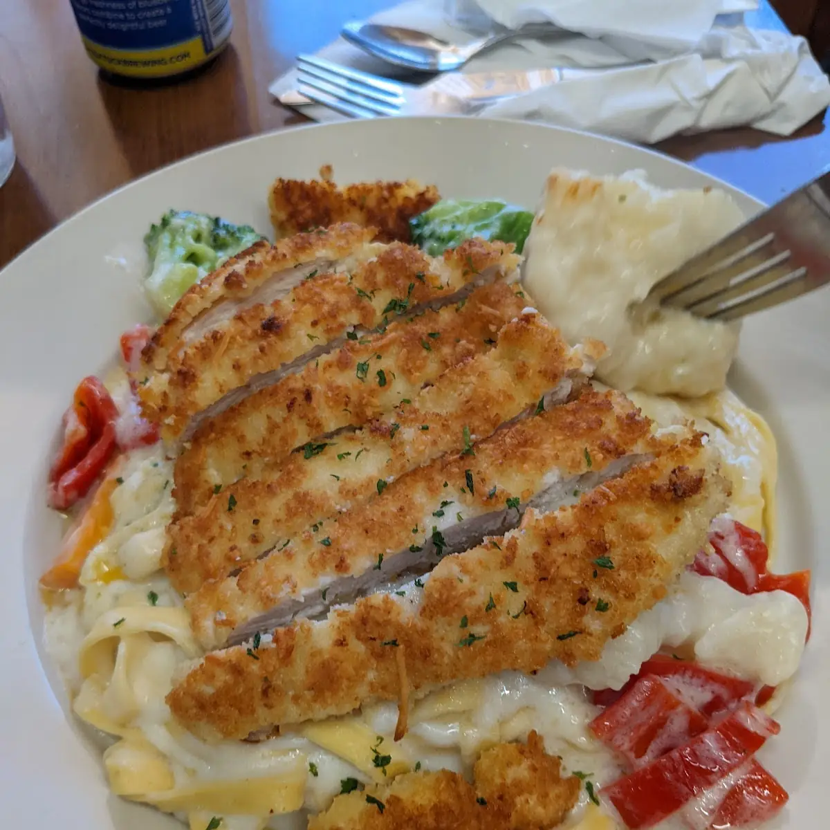 Chicken Alfredo Pizza