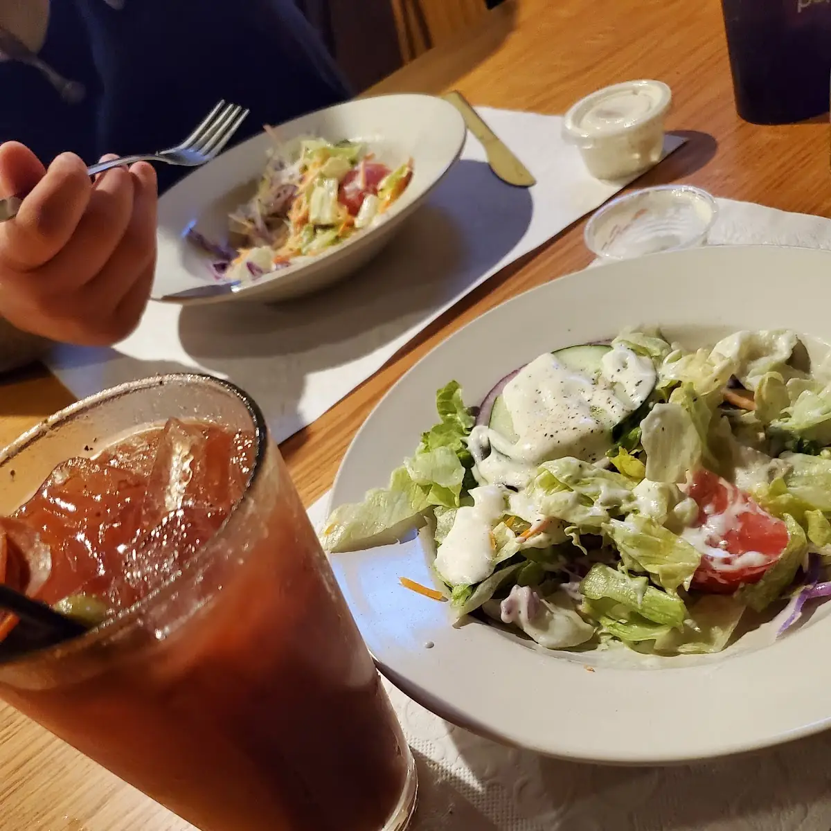 Side Salad and a Bloody Mary