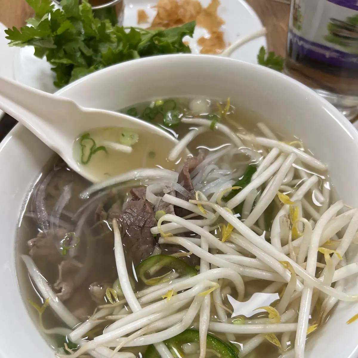Pho Bo Beef with Sliced Beef Beef Brisket and Beef Meatballs
