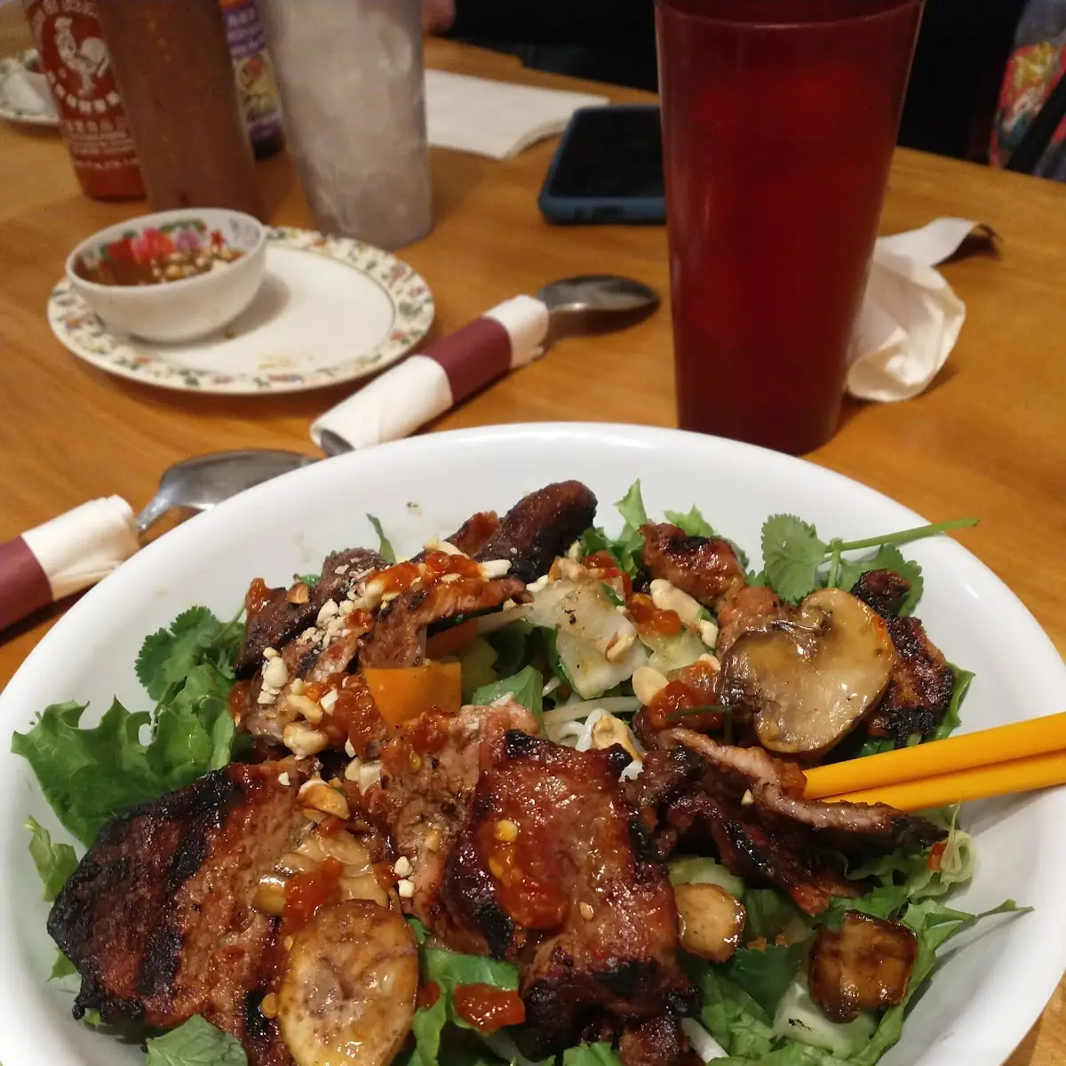 Grilled Pork Noodle Salad