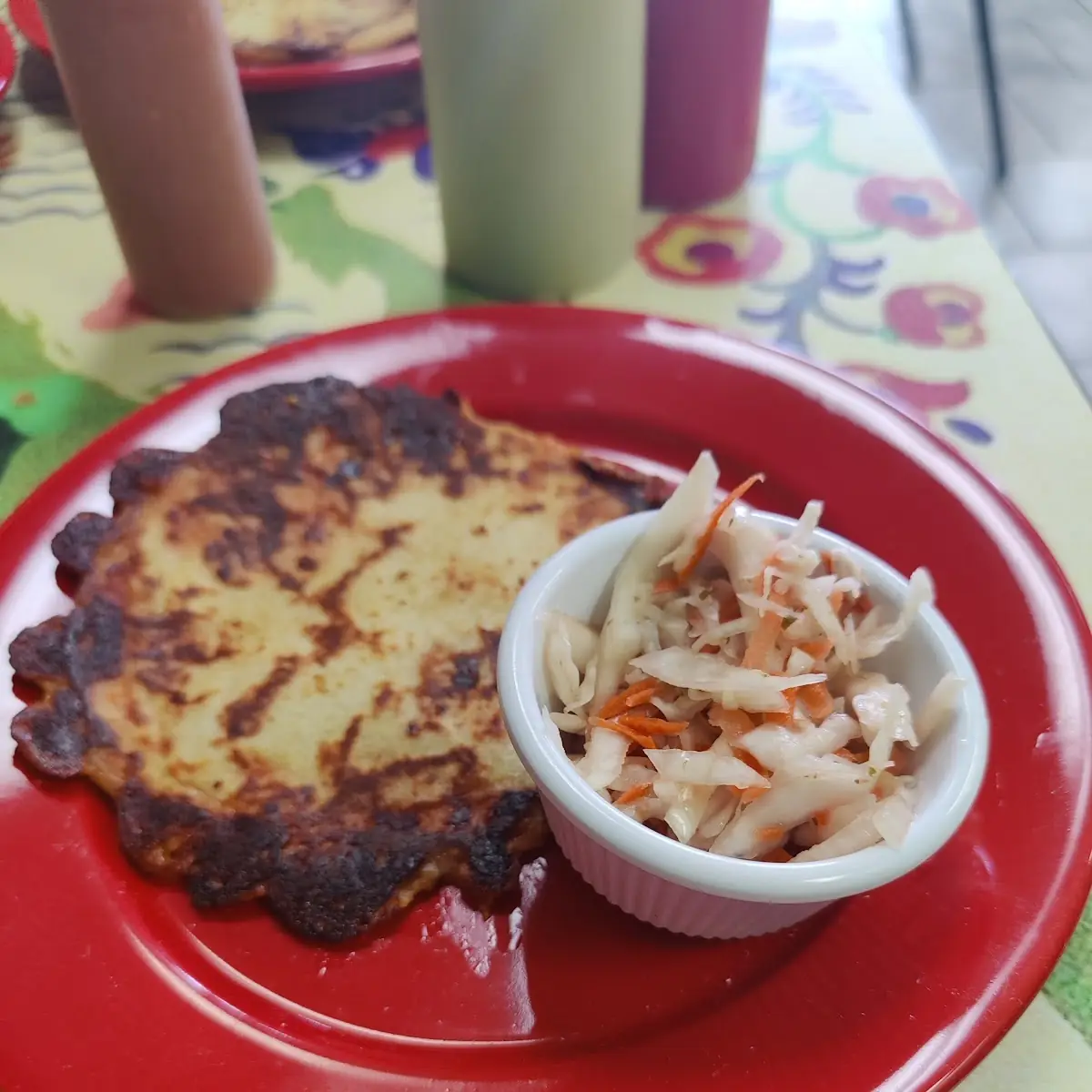 Chicken and Cheese Pupusas