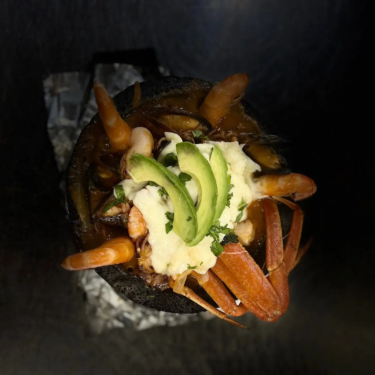 Molcajete De Mariscos Seafood Molcajete