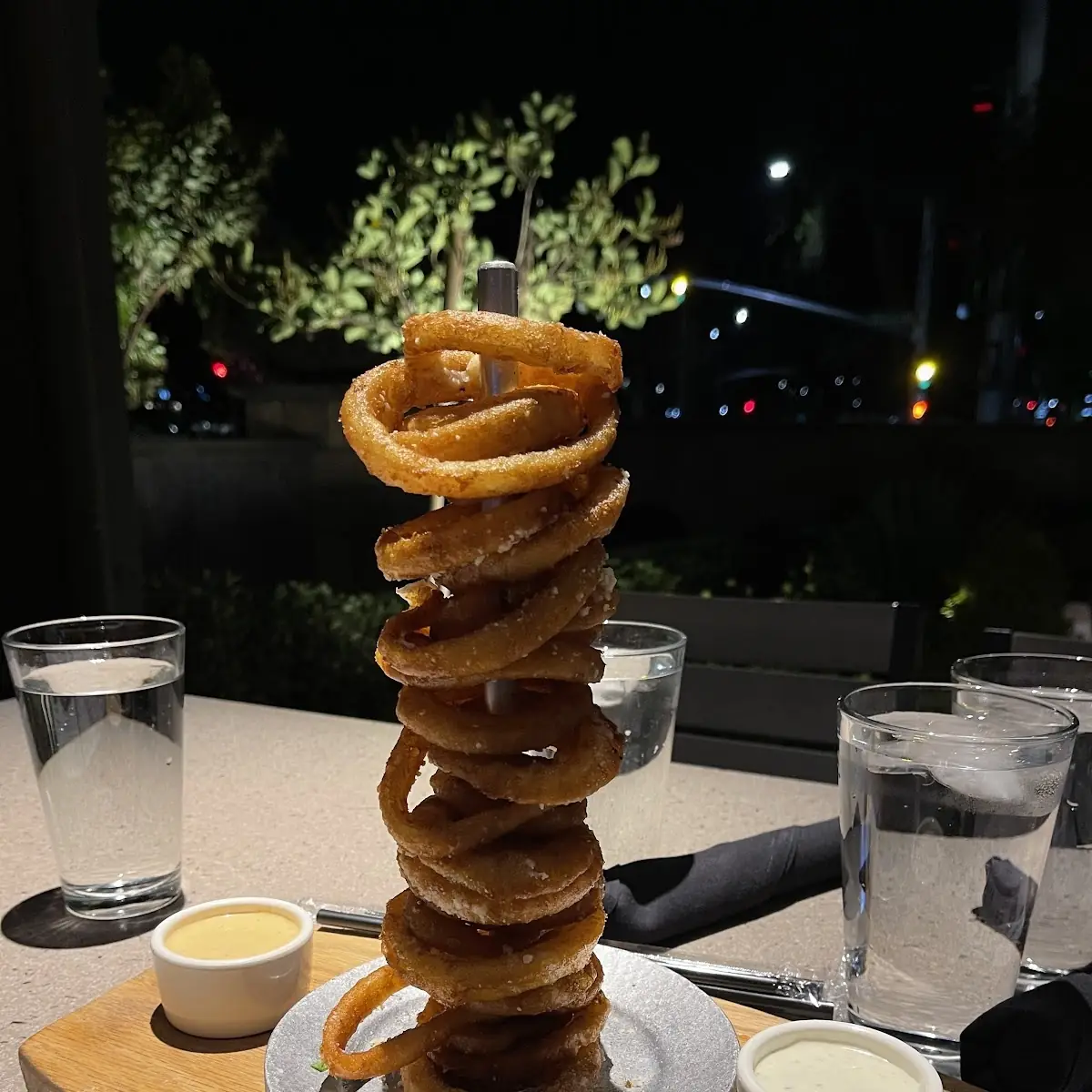 Onion Ring Tower at the Yard House