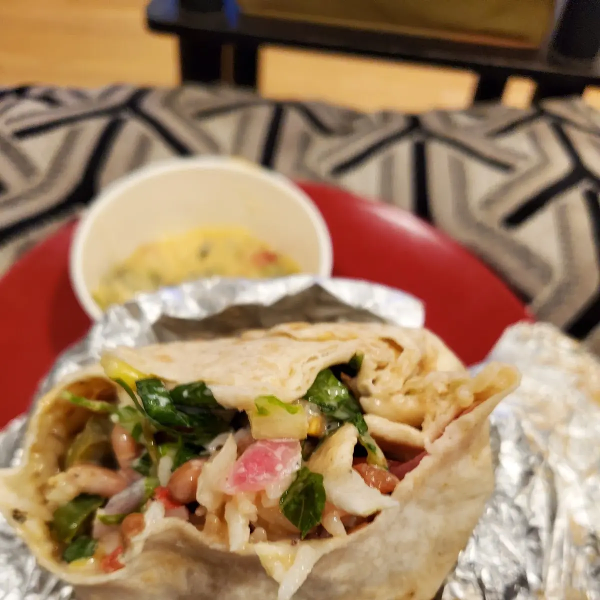 Grilled Adobo Chicken Burrito