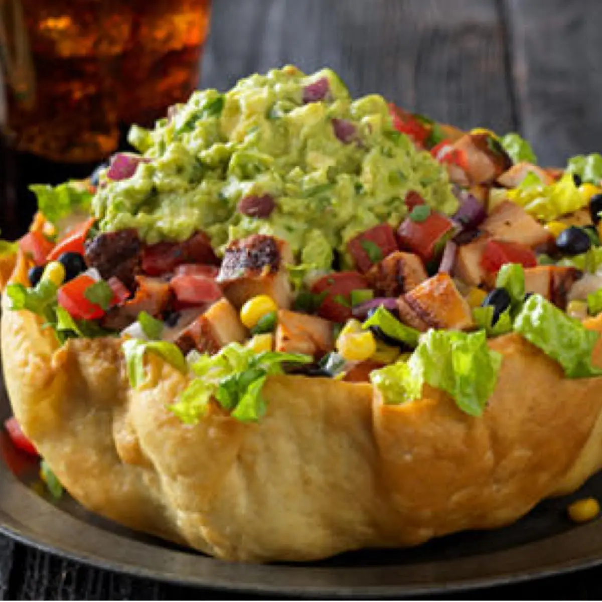 Grilled Steak Taco Salad