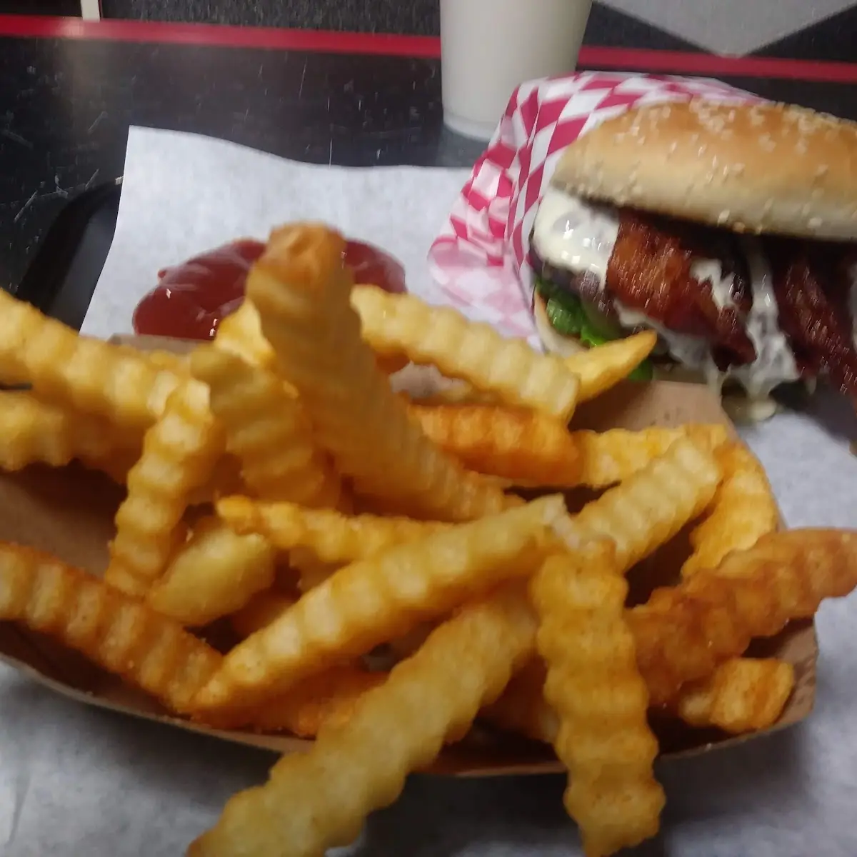 Knock Out Bacon Burger