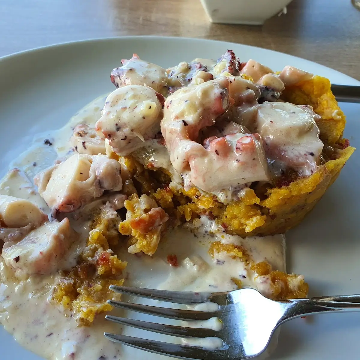 Mofongo Relleno de Pulpo