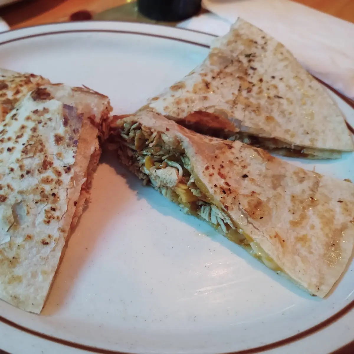 BBQ Chicken Quesadilla