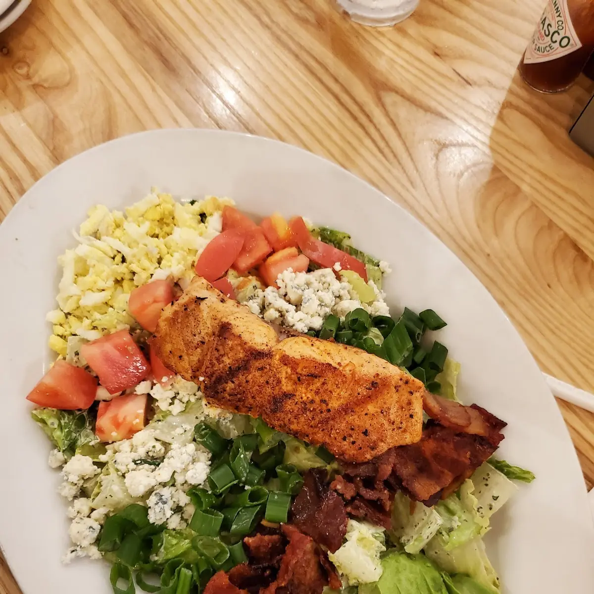 Wild Salmon with Brussels Sprouts Salad