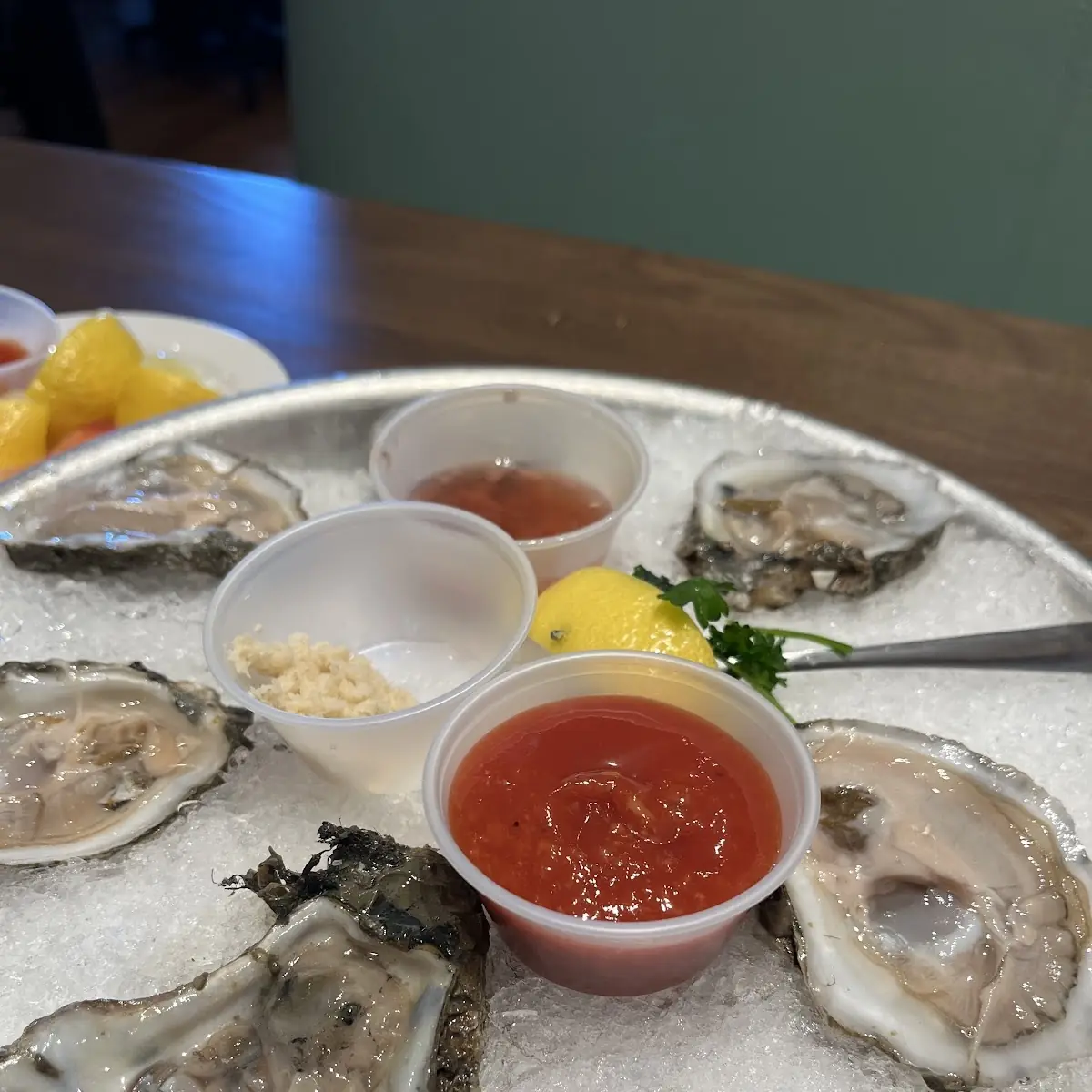 Virginia Oysters on the Half Shell