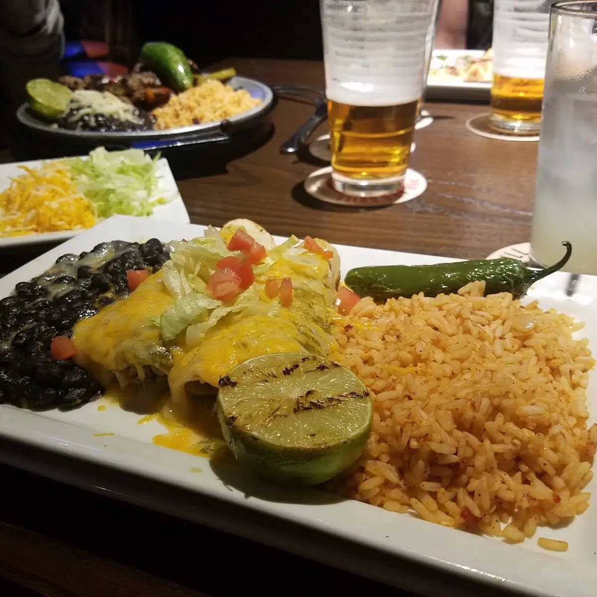 Green Chili Chicken Enchiladas
