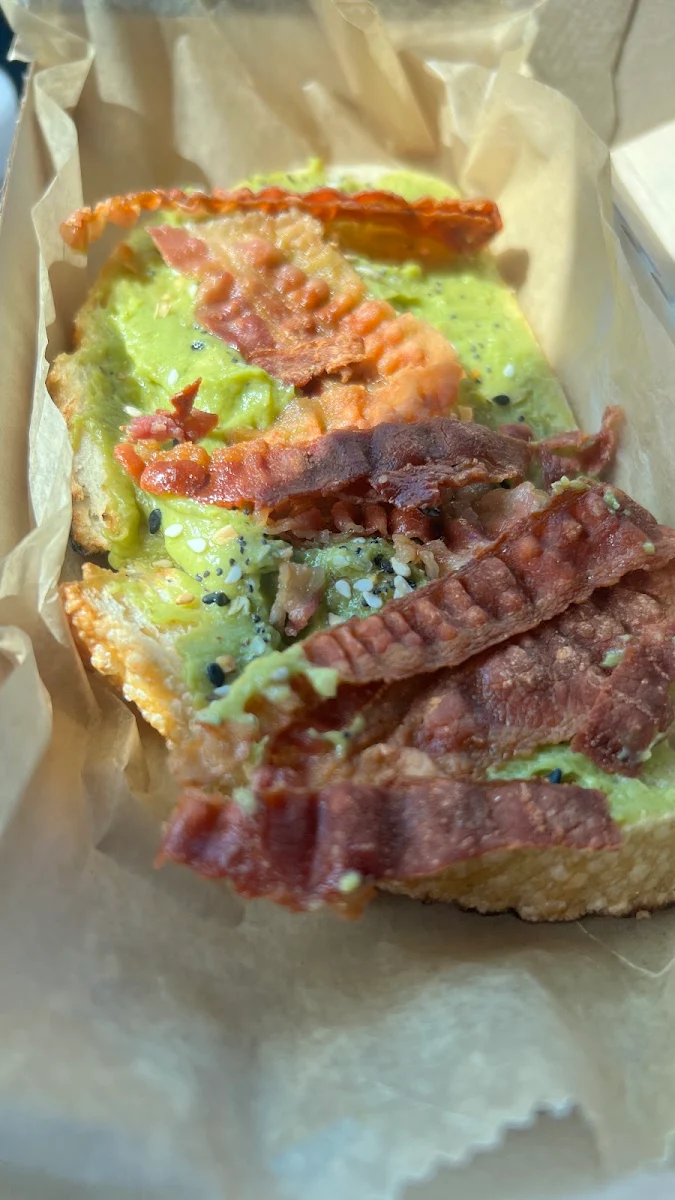 Guacamole on Sourdough