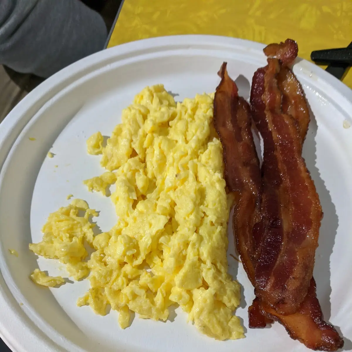 Scrambled Eggs and Bacon