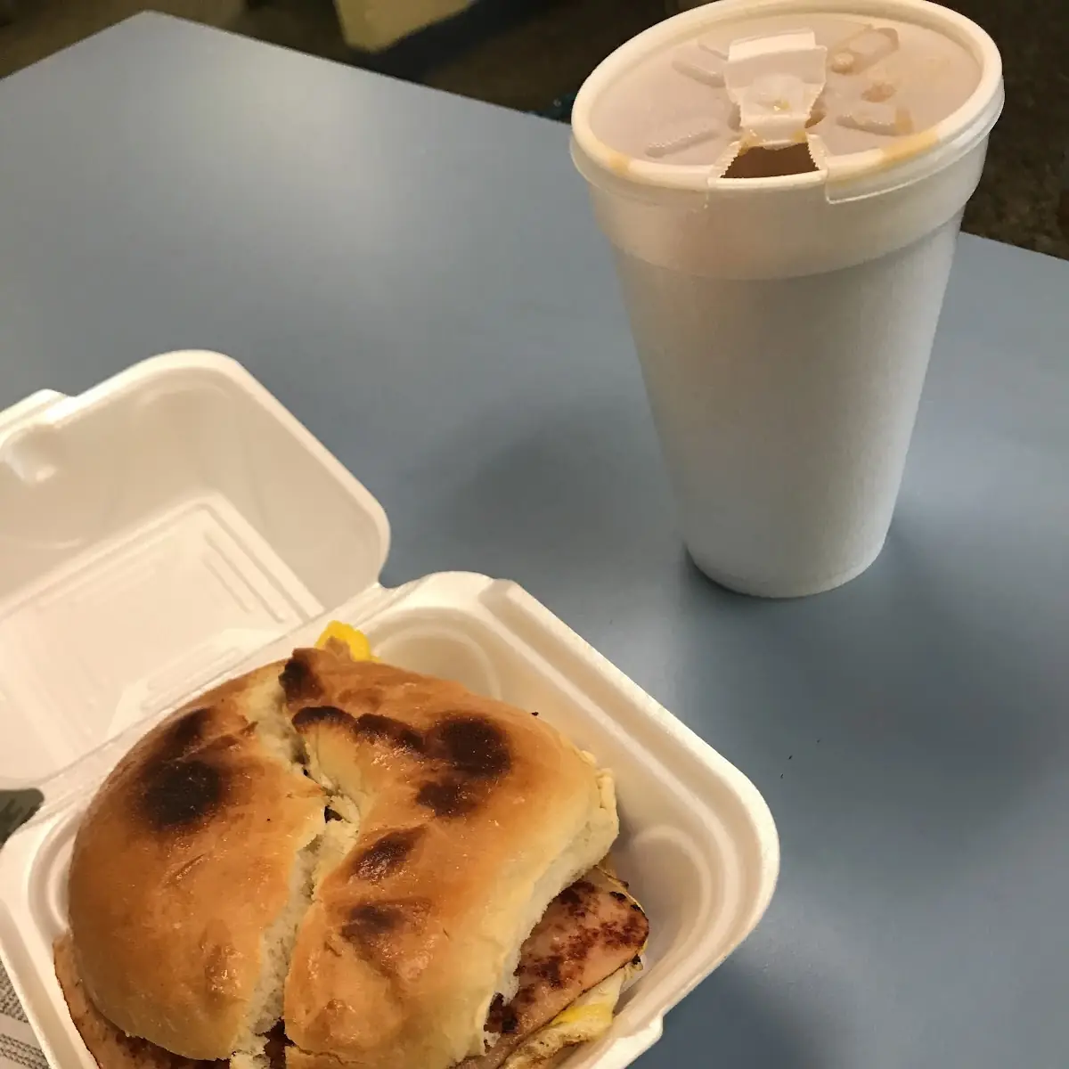 Ham Egg Cheese Bagel