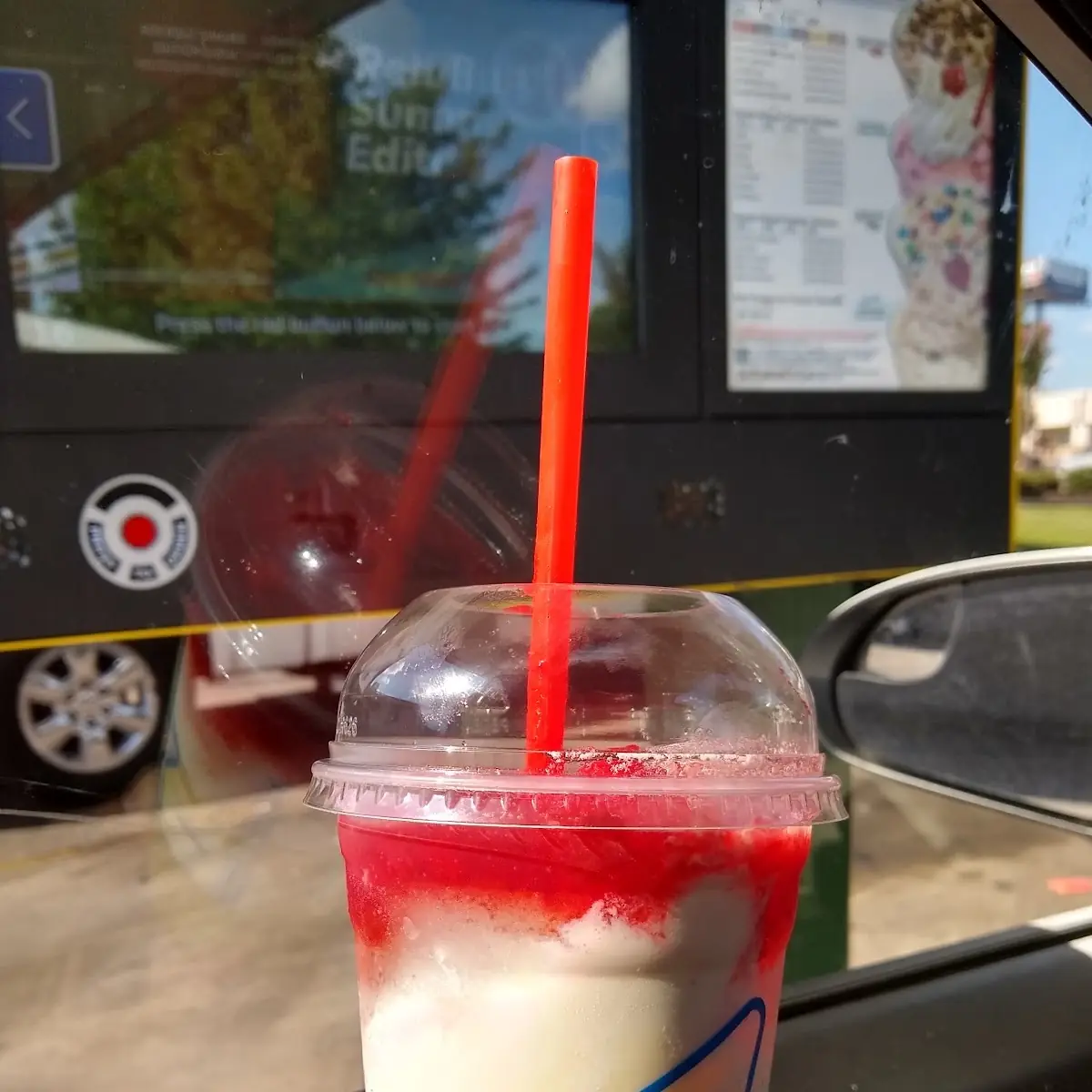 Lemon Berry Slush Float