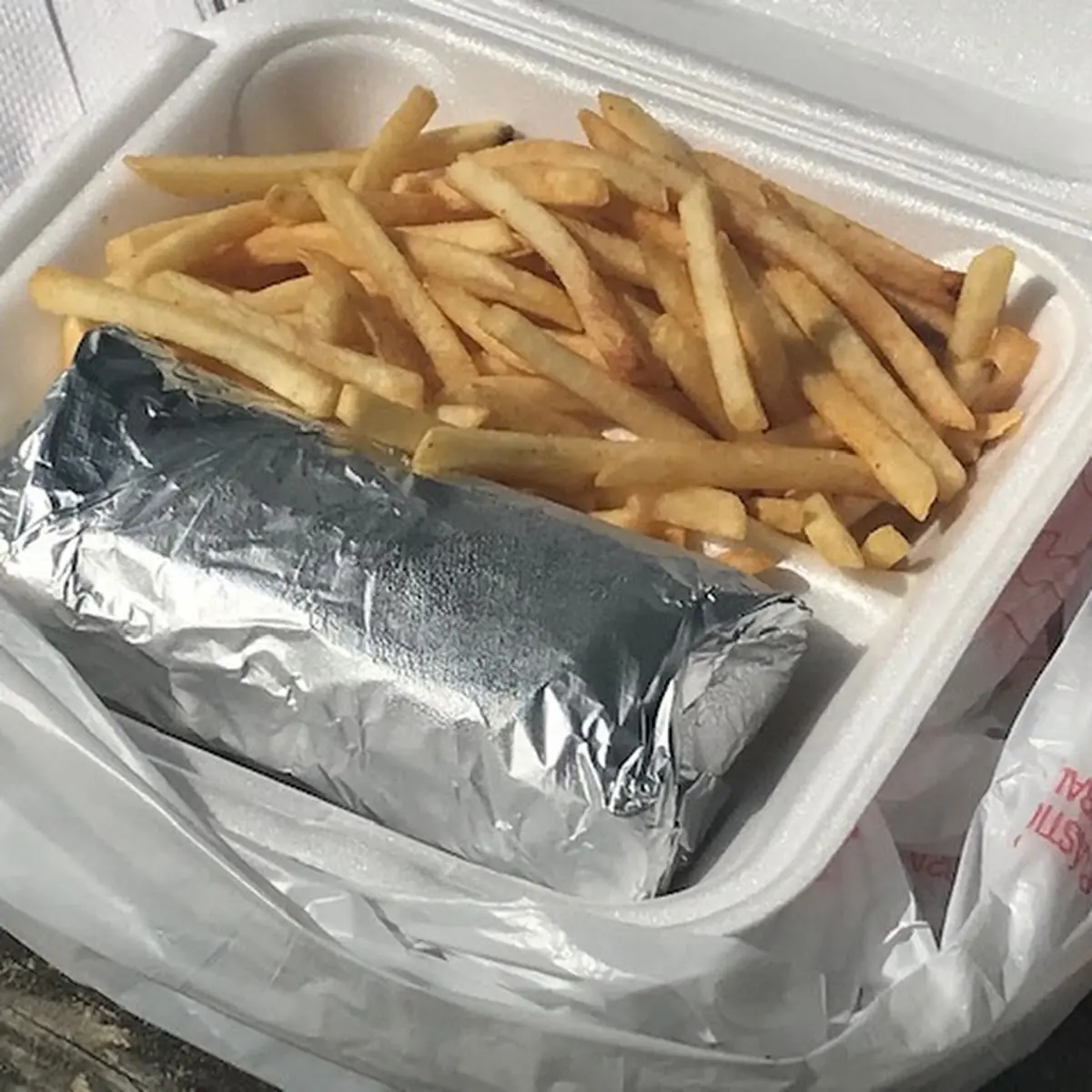Lamb Gyro Sandwich Meal