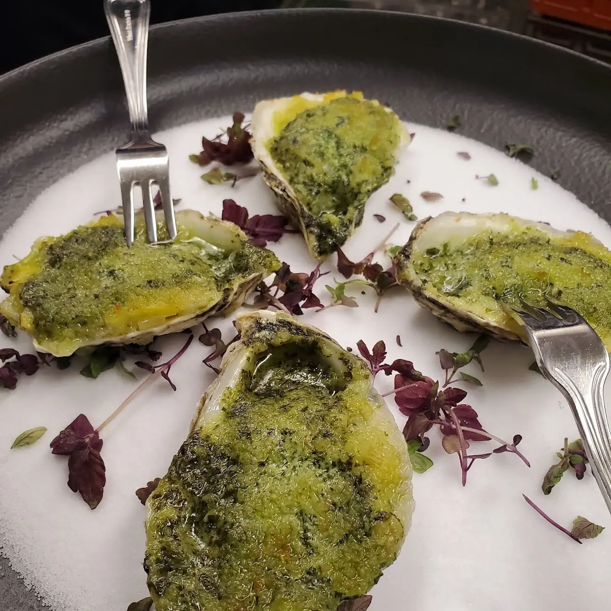 Oysters Rockefeller