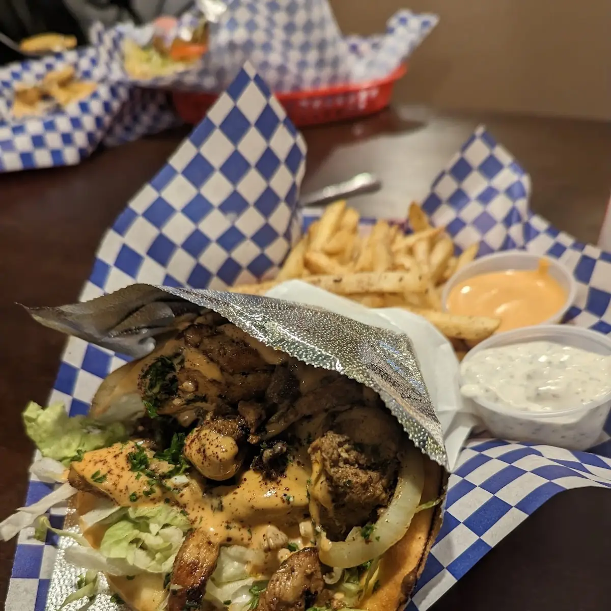 Chicken Gyro Sandwich 11