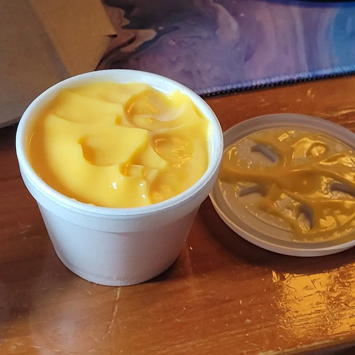 Cup of Cheese Sauce