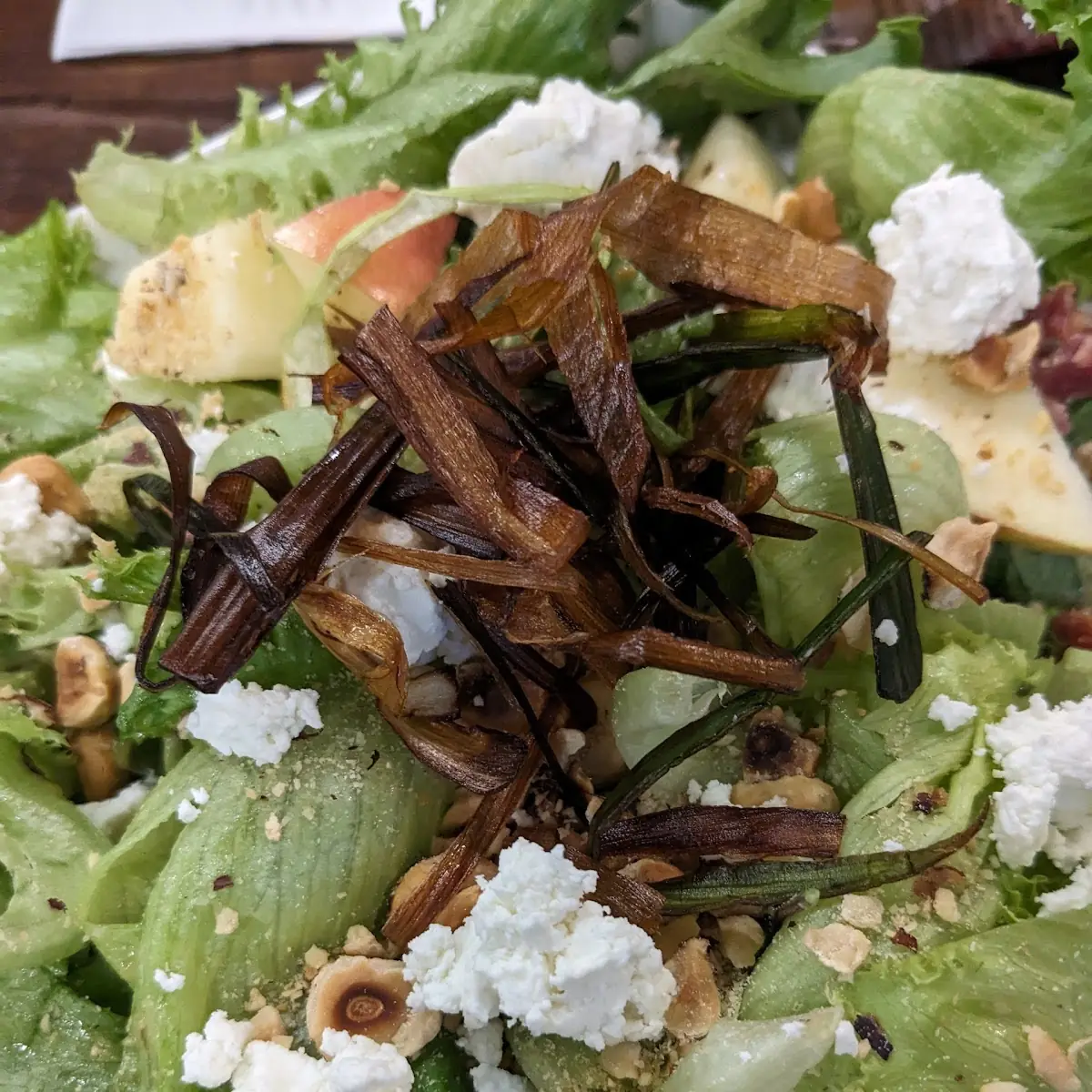 Apple Goat Cheese Salad