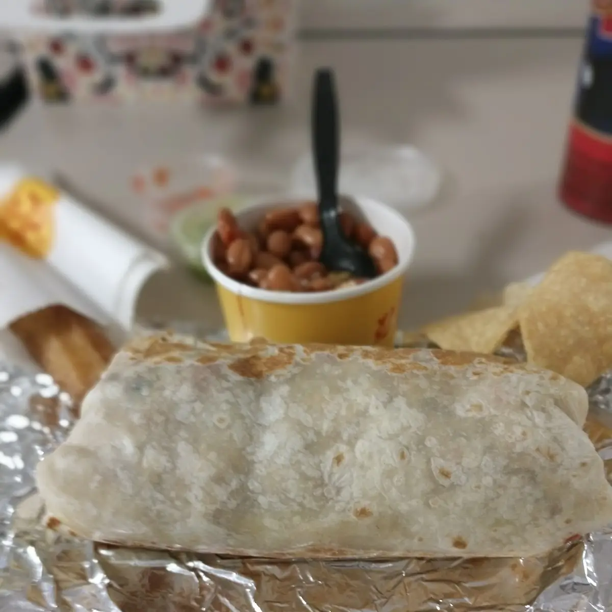 Classic Chicken Burrito Combo