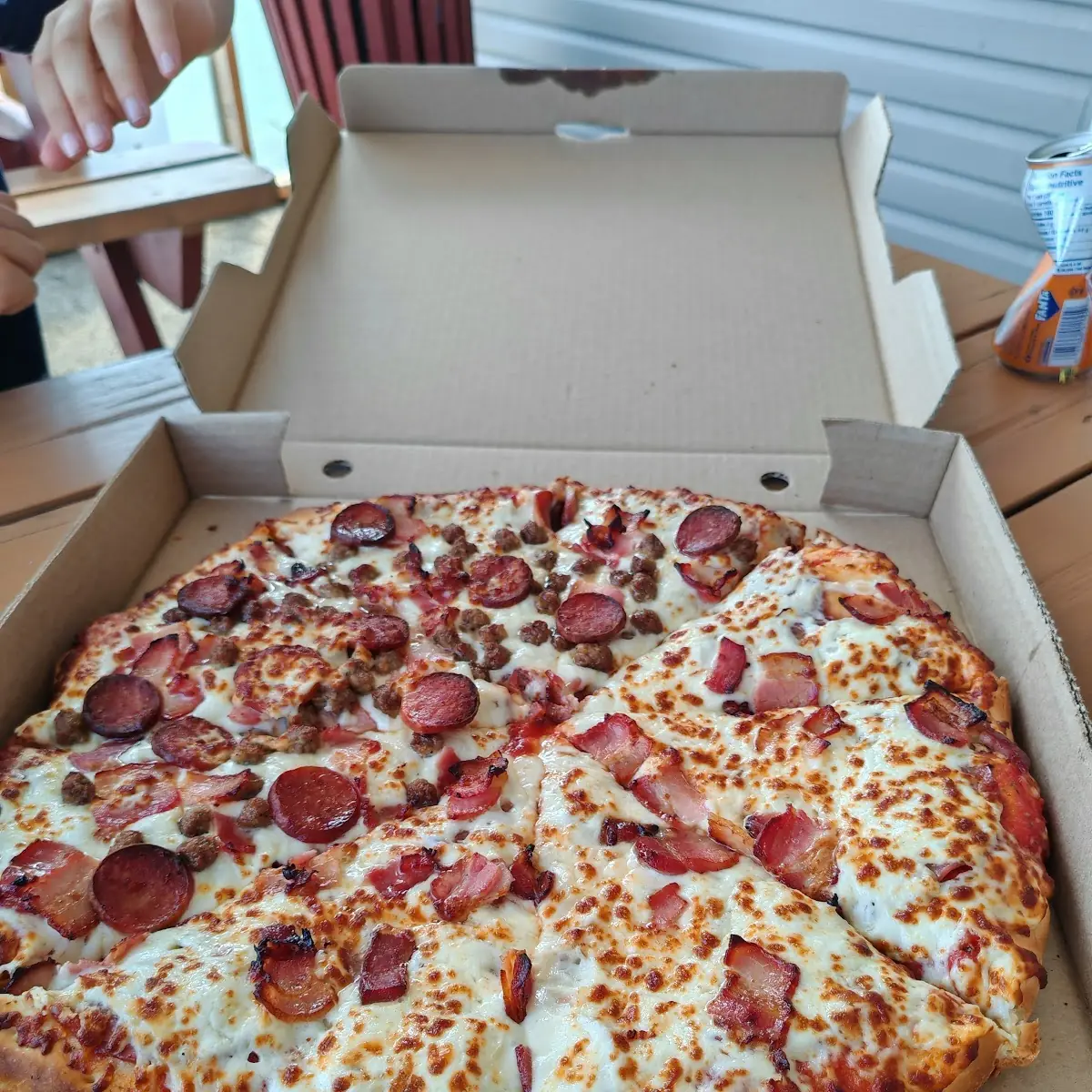 Mi Pizza Viande Et Autres, Resto Pizza Roxham