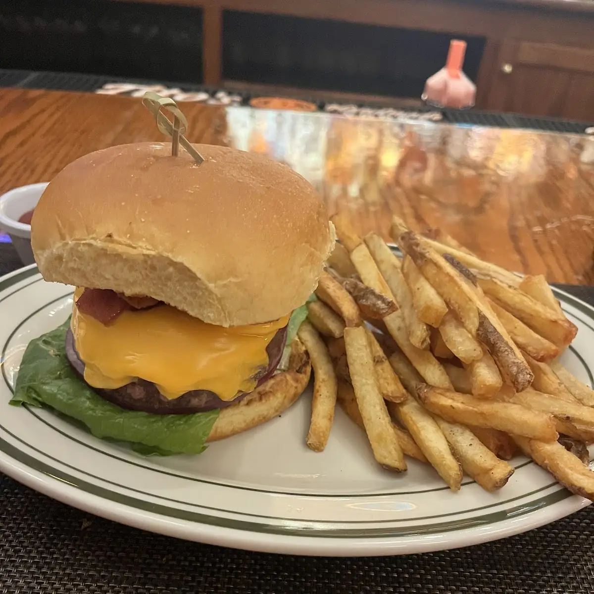 Burger and Fries