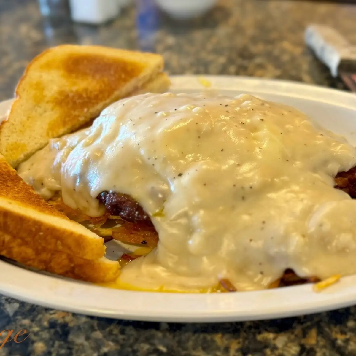 Chicken Fried Steak & Toast