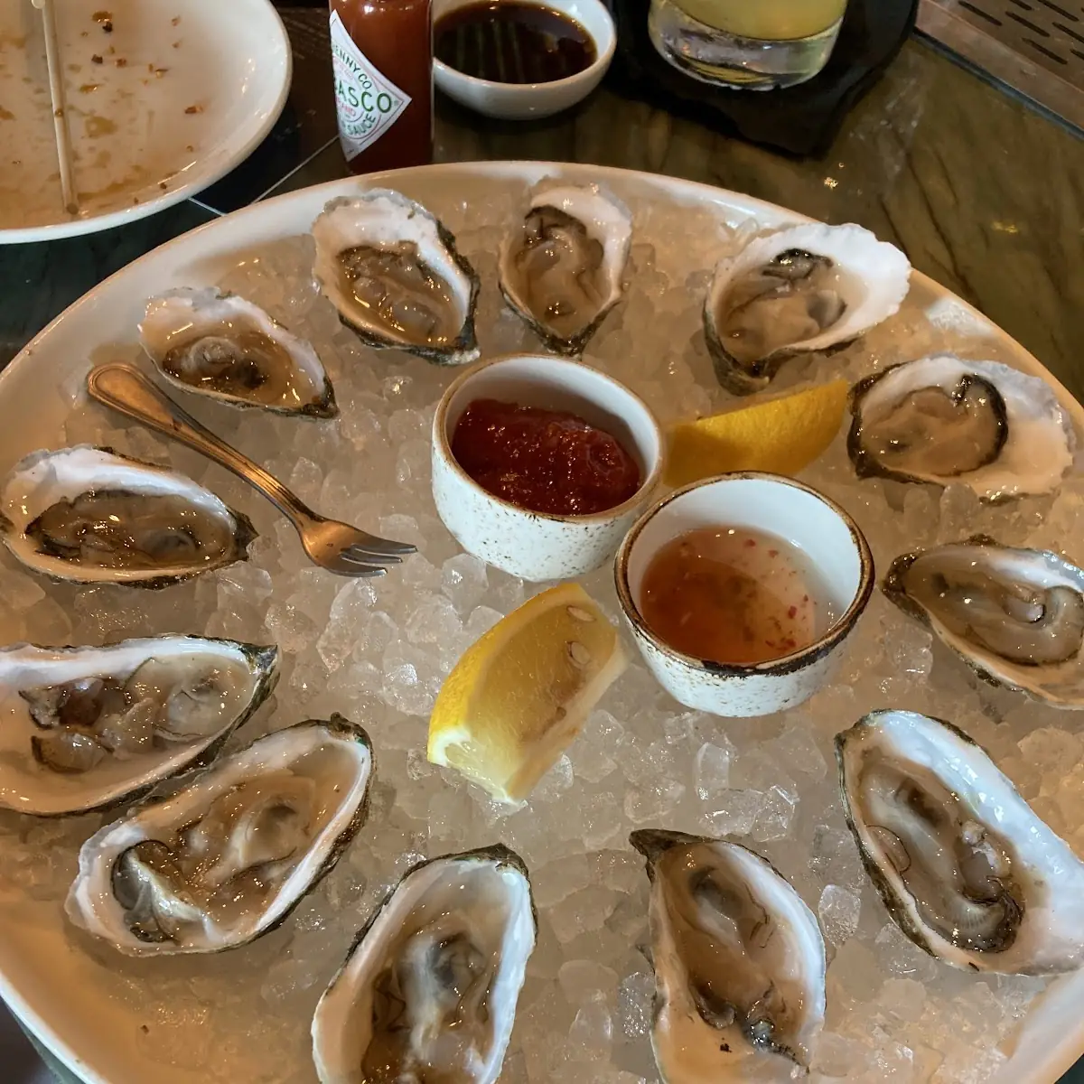 Raw Oysters on the Half Shell