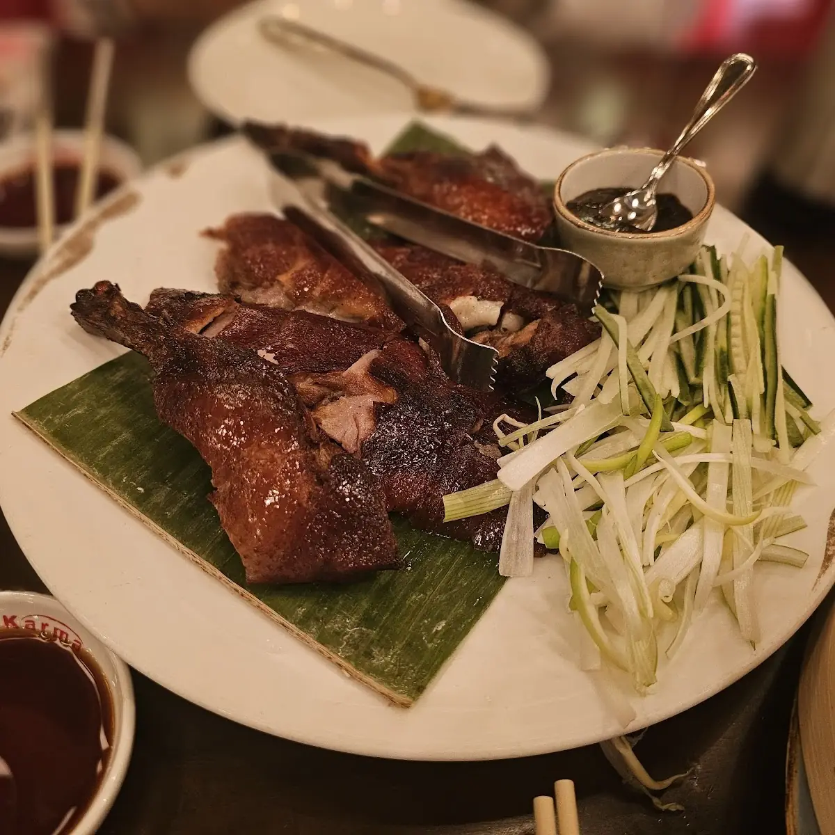 Whole Roasted Peking Duck w Pancakes