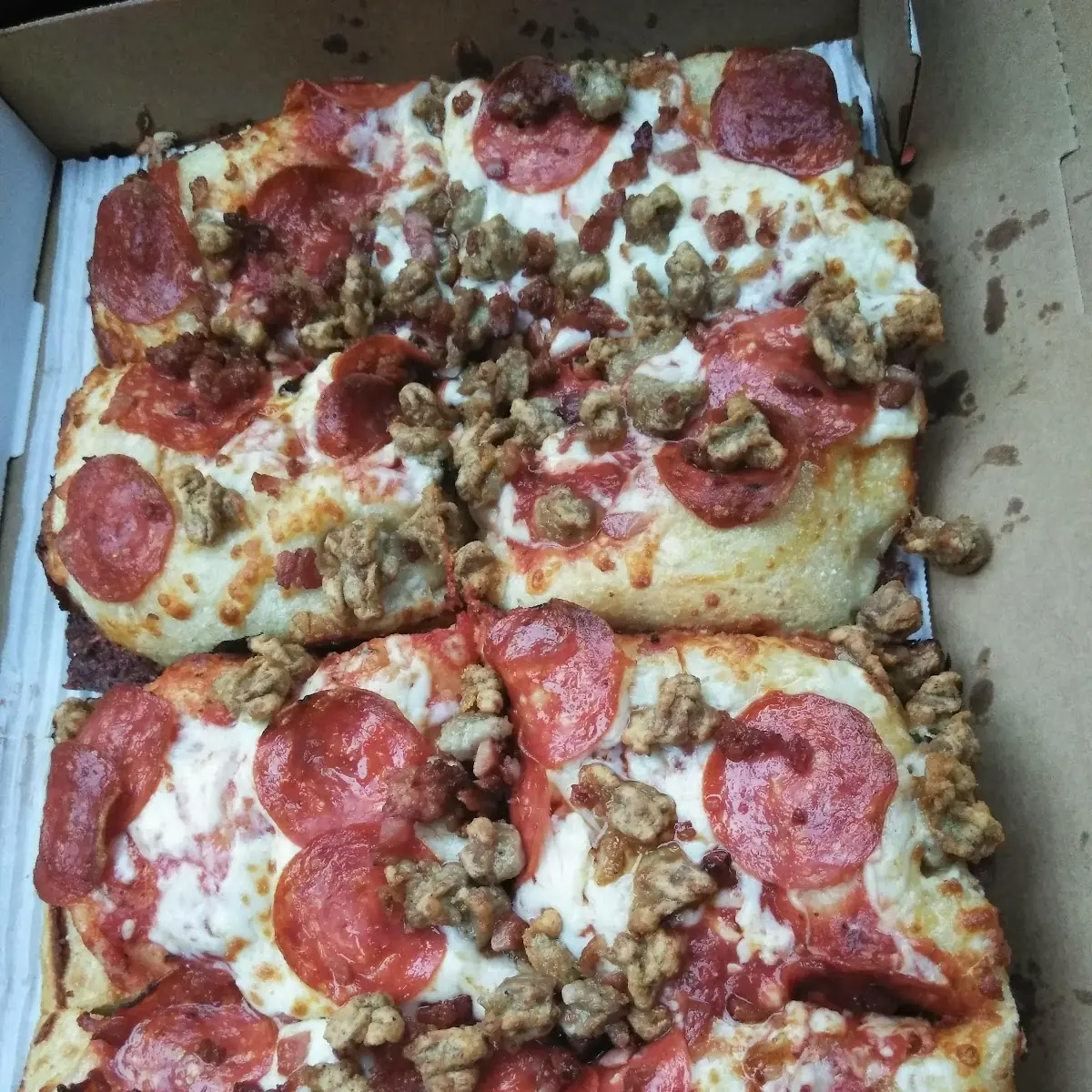 Deep Dish Meat Lover's Pizza