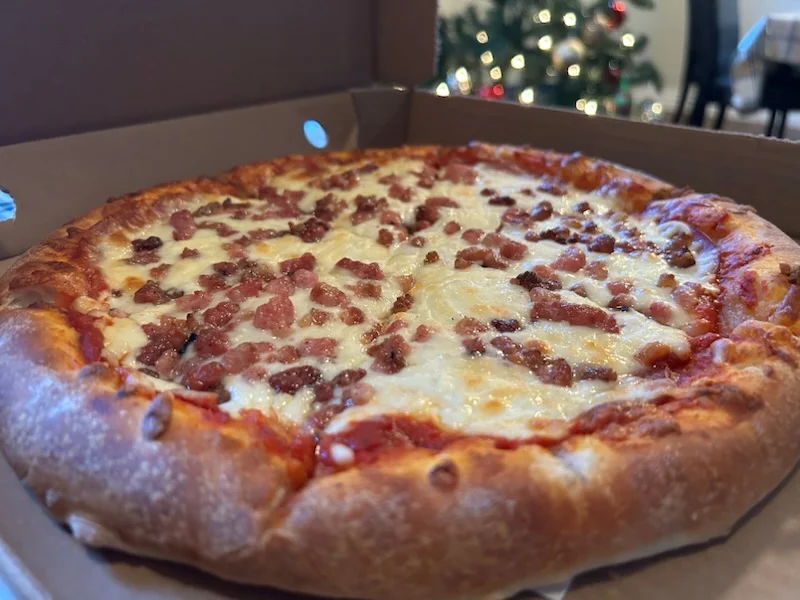Cheese Pepperoni Bacon Pizza, Harbour View Take Out
